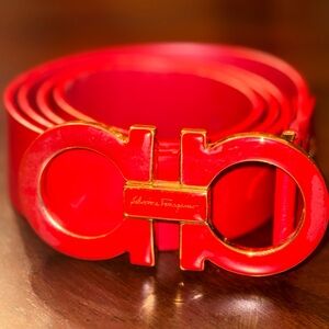 Salvatore Ferragamo Red men’s Belt